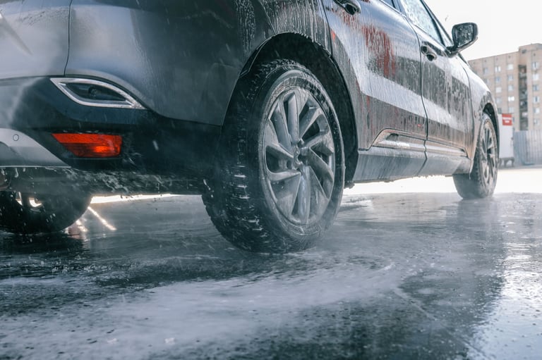 Exterior wash and detail